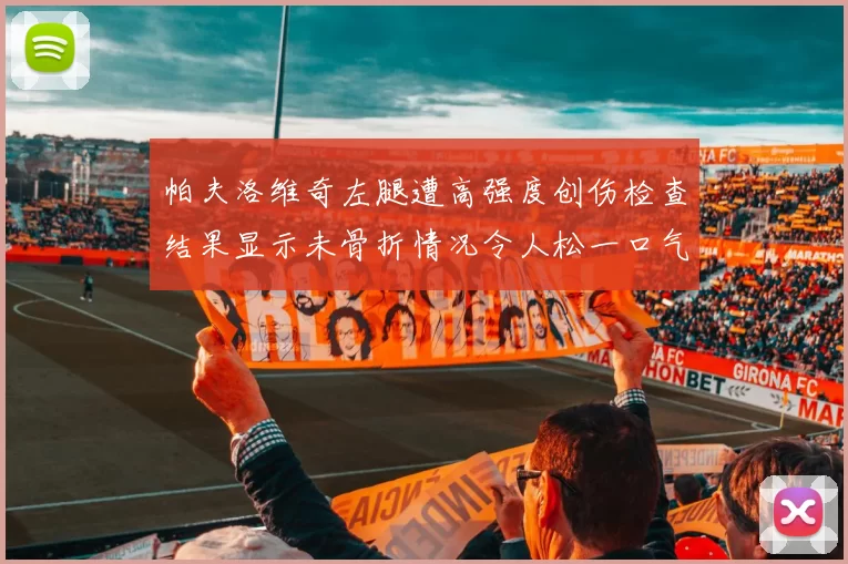 帕夫洛维奇左腿遭高强度创伤检查结果显示未骨折情况令人松一口气
